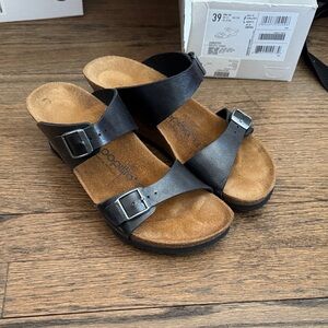Papillio Birkenstock Black Dorothy 39 graceful licoriceUS L8